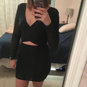 Bodycon Black long sleeve  Dress